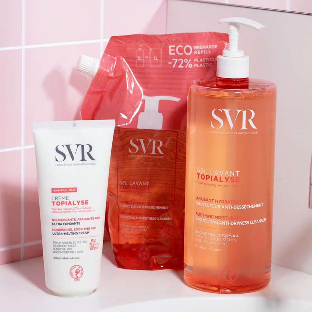 SVR Topialyse Gel Lavant 1L – Καθαριστικό Gel για Ξηρή & Ευαίσθητη Επιδερμίδα Καλλυντικά