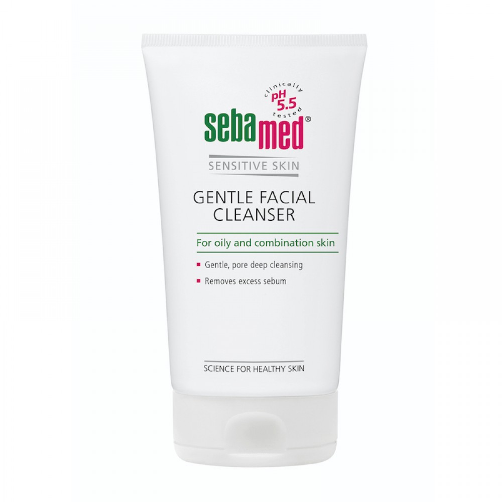 Sebamed Gentle Facial Cleanser 150ml | Ήπιο Καθαριστικό Προσώπου για Ευαίσθητο Δέρμα Καλλυντικά