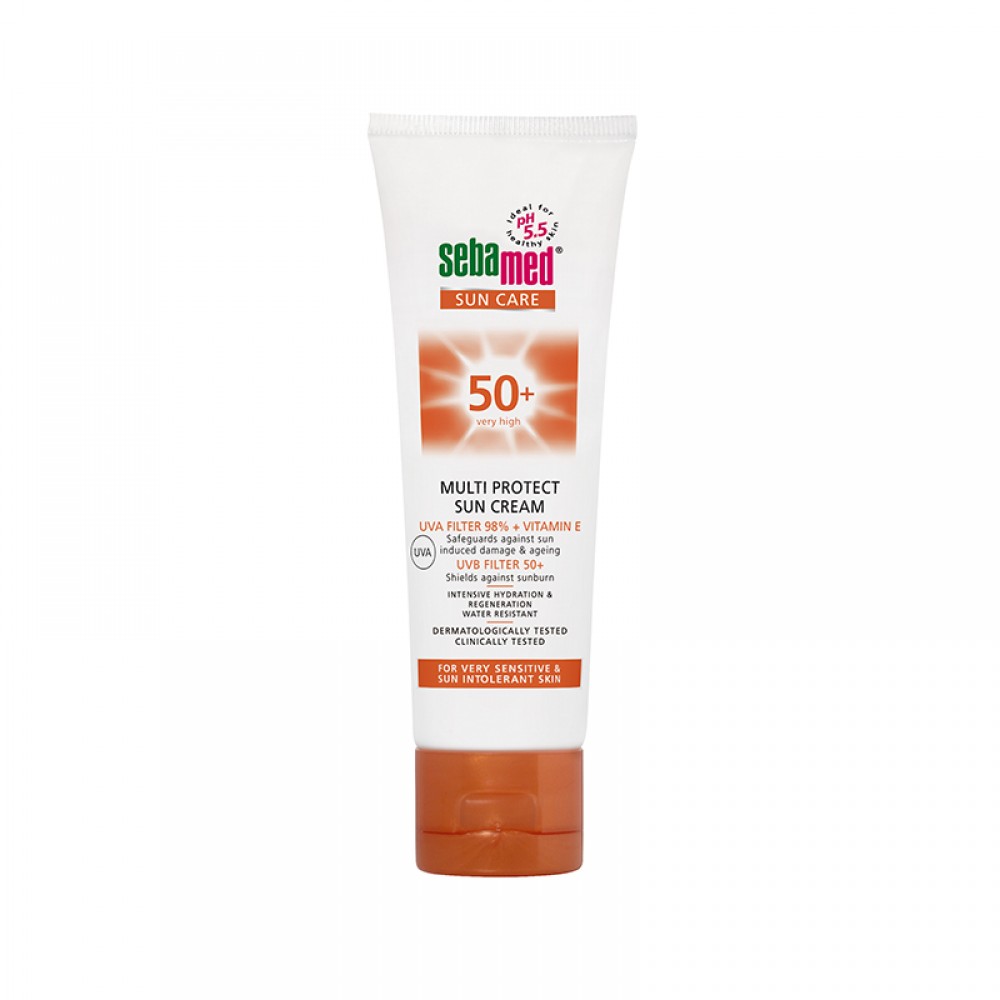 Sebamed Αντηλιακή Κρέμα Προσώπου SPF 50+ 75ml – Υψηλή Προστασία για Ευαίσθητο Δέρμα Αντηλιακά