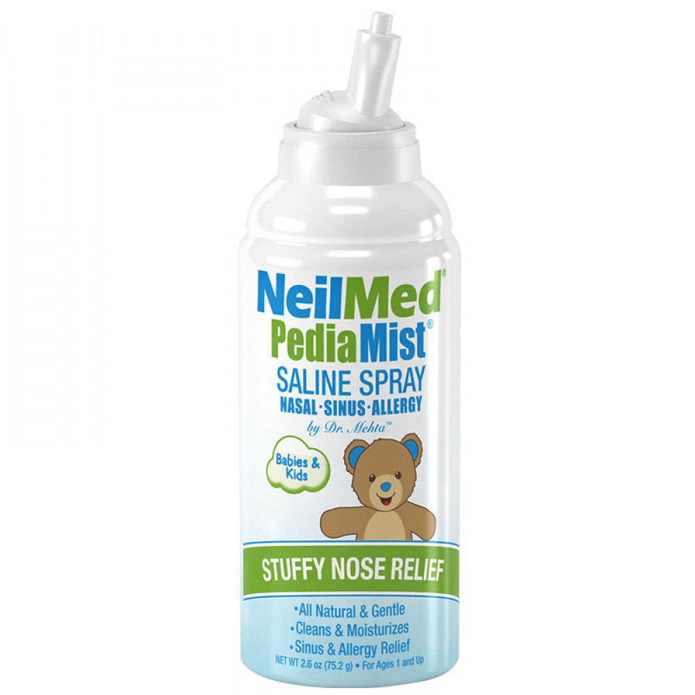 NeilMed PediaMist Saline Spray 75ml Κρυολόγημα