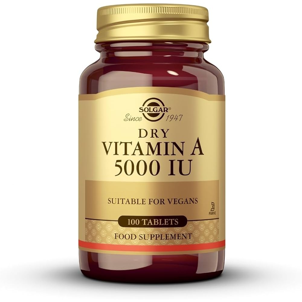 Solgar Vitamin A 5000 IU – Φυσική Ενίσχυση για Δέρμα, Όραση & Ανοσοποιητικό Συμπληρώματα διατροφής