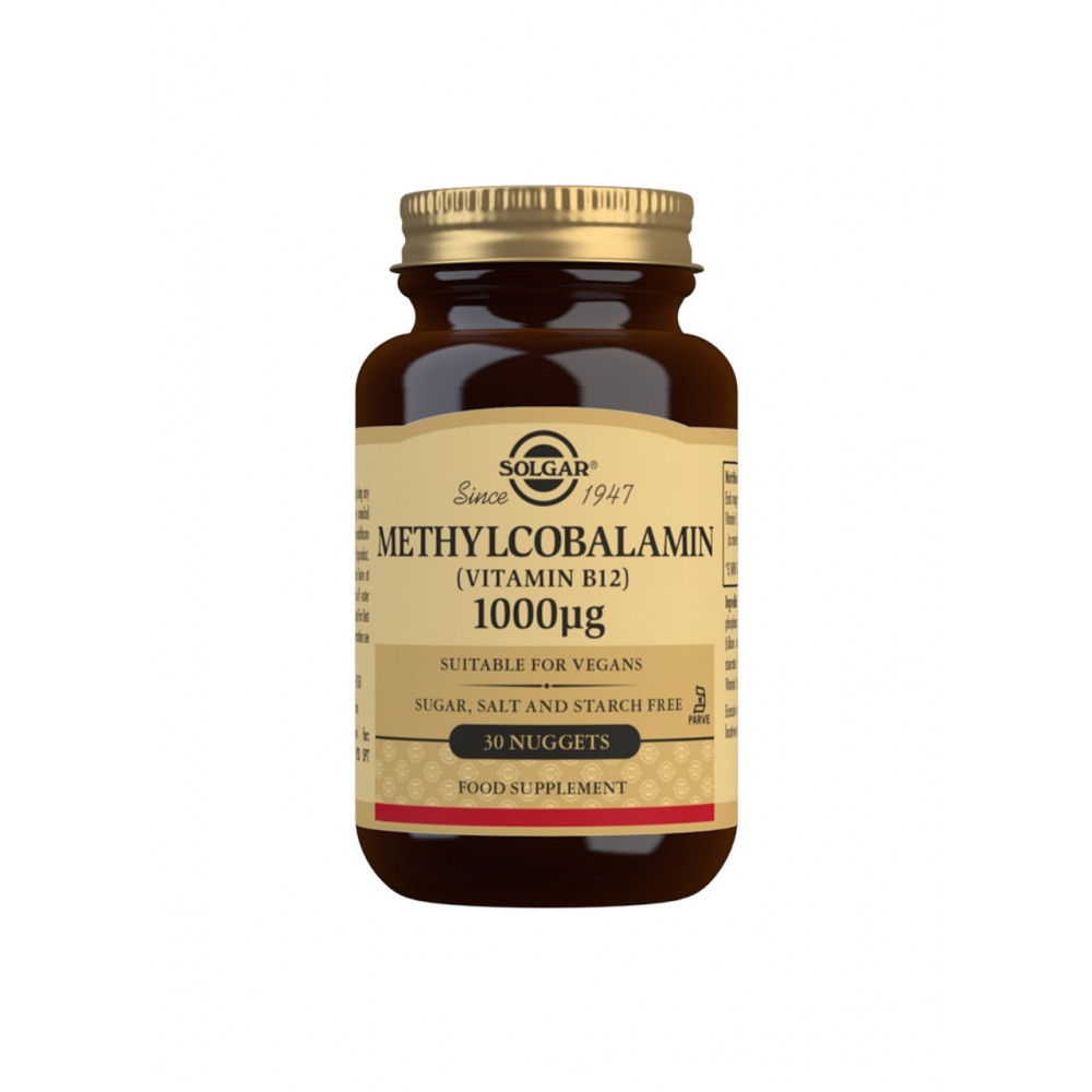Solgar Methylcobalamin B-12 1000μg – Ενέργεια & Νευρικό Σύστημα σε Ισορροπία Συμπληρώματα διατροφής