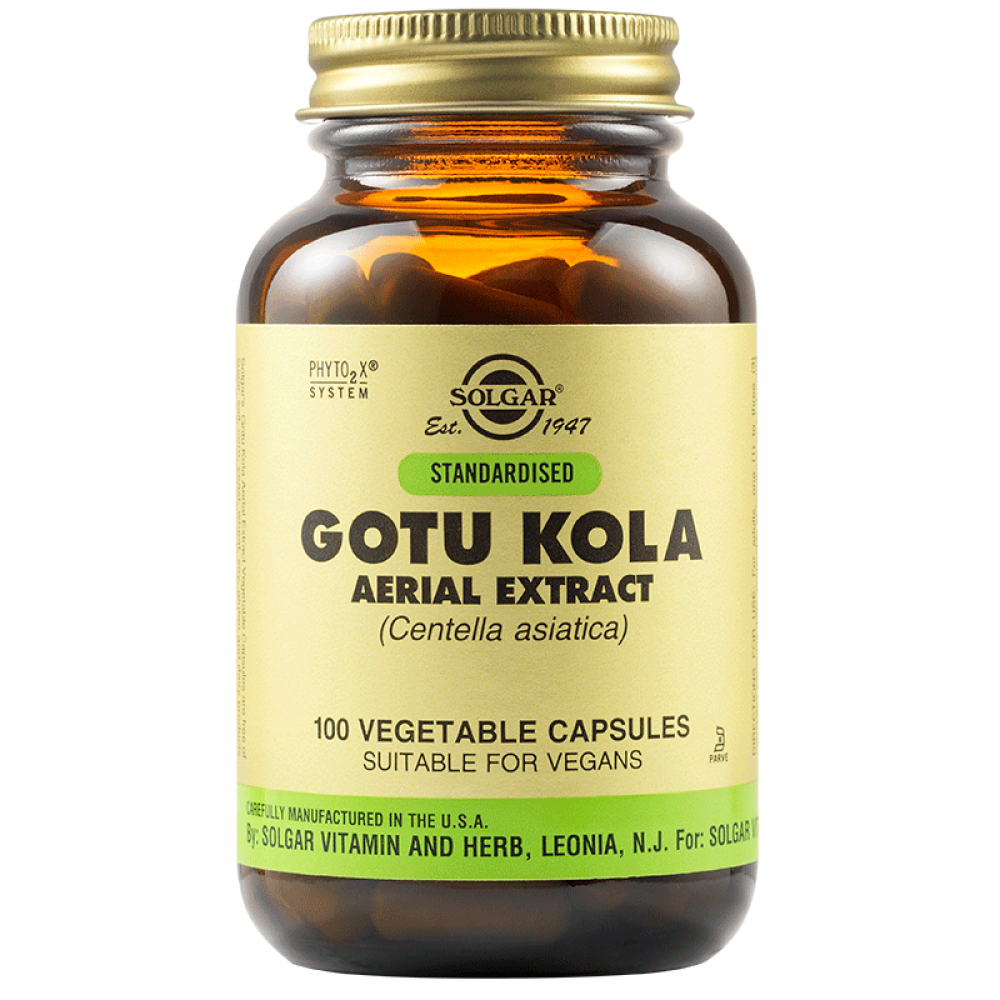 Solgar Gotu Kola – Φυσικό Εκχύλισμα για Μνήμη, Συγκέντρωση & Υγιή Κυκλοφορία Συμπληρώματα διατροφής