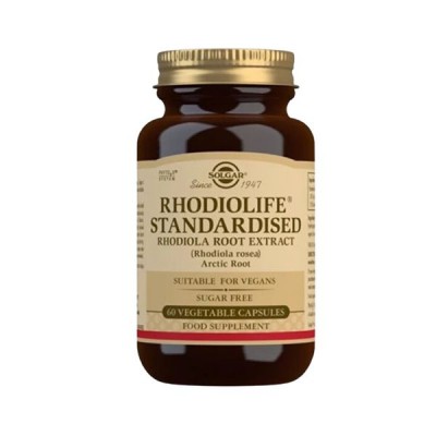 Solgar Rhodiolife Rhodiola Root Extract 60 φυτικές κάψουλες – Φυσική Στήριξη για Στρες & Ενέργεια