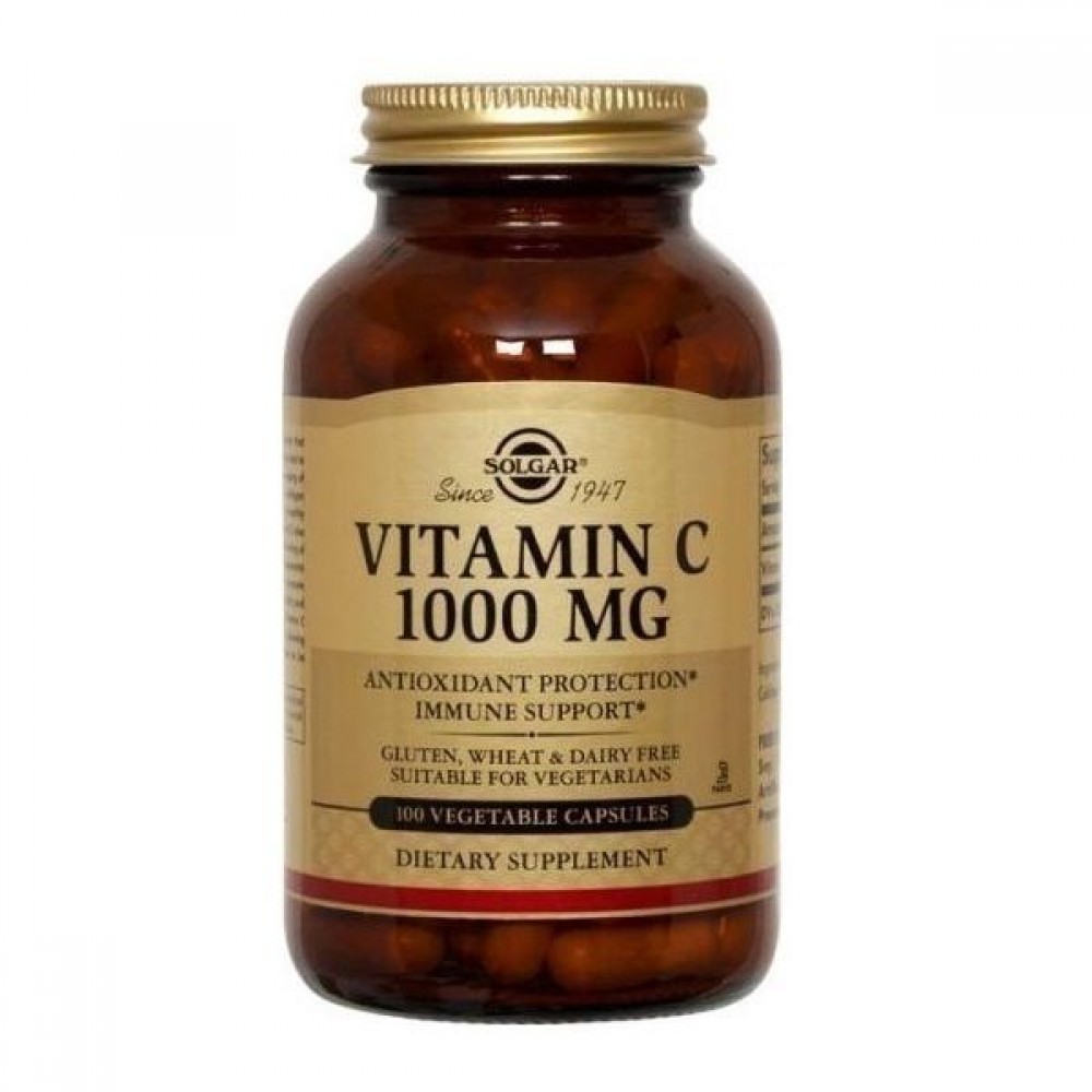 Solgar Vitamin C 1000mg – Υψηλής Ισχύος Φυτική Βιταμίνη C για Ανοσολογική Ενίσχυση & Αντιοξειδωτική Προστασία Συμπληρώματα διατροφής