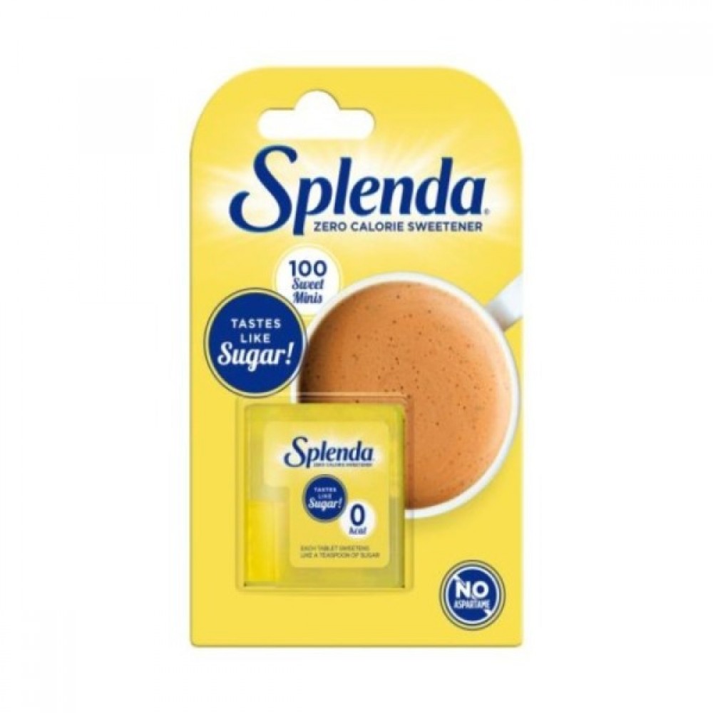 Splenda Sweet Minis Σουκραλόζη Υποκατάστατο Ζάχαρης, 100 τεμάχια Συμπληρώματα διατροφής