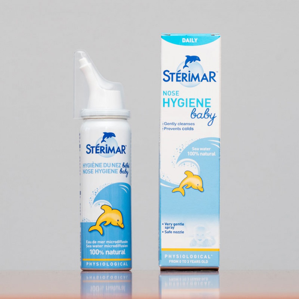 Sterimar Baby Nasal Hygiene Ρινικό Σπρέι με Θαλασσινό Νερό για Βρέφη 100ml Κρυολόγημα