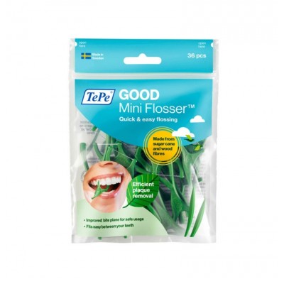 TePe Good Mini Flosser – Οδοντικό Νήμα με Λαβή, 36 τεμάχια