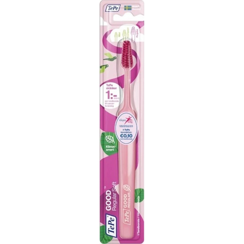 TePe Good Regular Soft Οδοντόβουρτσα – Μαλακή & Οικολογική, 1 Τεμάχιο Στοματική φροντίδα