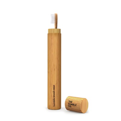 The Humble Co. Παιδική Θήκη Οδοντόβουρτσας από Bamboo – Οικολογική, Ελαφριά & Ιδανική για Ταξίδια