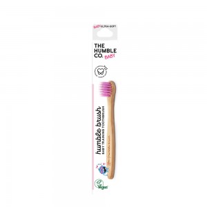 The Humble Co. Βρεφική Οδοντόβουρτσα Bamboo Ultra-Soft – Μωβ, Οικολογική & Υποαλλεργική για 0+ (1τμχ) Στοματική φροντίδα