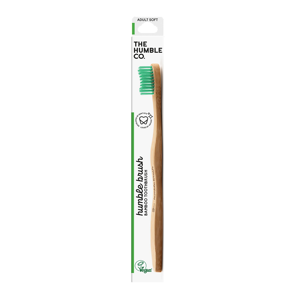 The Humble Co. Bamboo Οδοντόβουρτσα Ενηλίκων Soft – Πράσινη, Οικολογική & Μαλακή (1τμχ) Στοματική φροντίδα