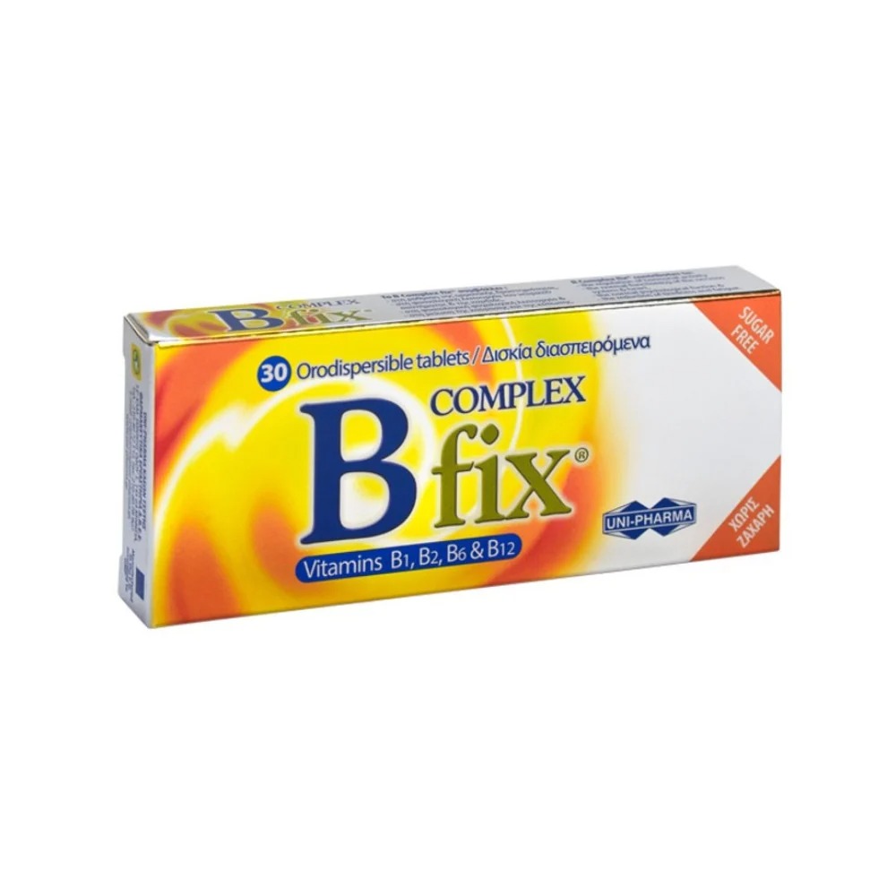 B Complex Fix – Συμπλήρωμα Βιταμινών Β για Ενέργεια, Νευρικό & Μεταβολισμό Συμπληρώματα διατροφής