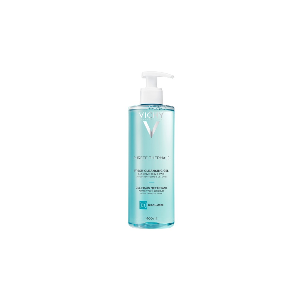 Vichy Pureté Thermale Gel Καθαρισμού – Τζελ Προσώπου & Ματιών για Καθημερινή Χρήση, 400ml Καλλυντικά