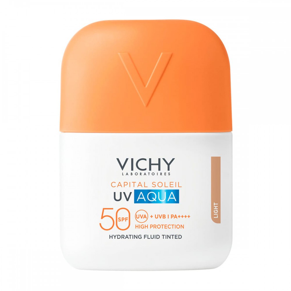 VICHY Capital Soleil UV-AQUA Tinted SPF50+ 50ml – Αντηλιακό Προσώπου με Χρώμα Αντηλιακά