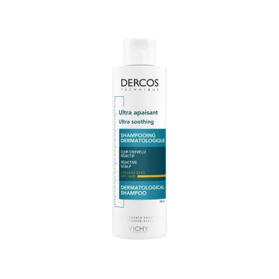Vichy Dercos Ultra Soothing Σαμπουάν για Ευαίσθητο Τριχωτό & Ξηρά Μαλλιά – 200ml