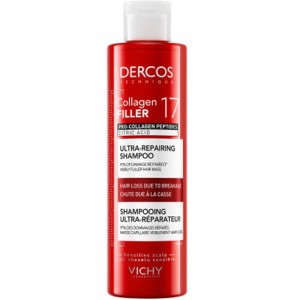 Vichy Dercos Collagen 17 Filler Ultra-Repairing Shampoo 200ml – Σαμπουάν Επανόρθωσης Φροντίδα μαλλιών