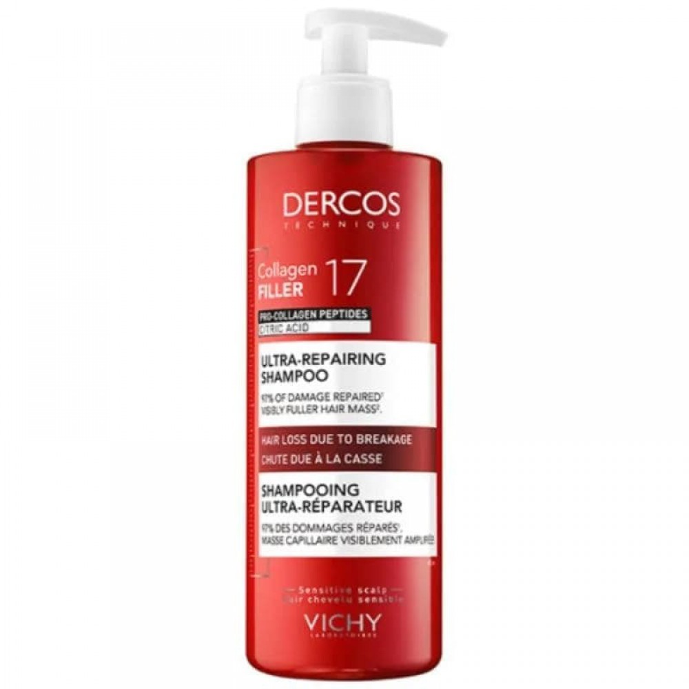 Vichy Dercos Collagen 17 Filler Shampoo 200ml – Σαμπουάν Κατά της Τριχόπτωσης Φροντίδα μαλλιών