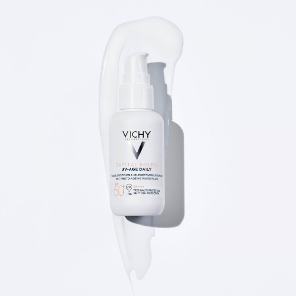 Vichy Capital Soleil UV-Age Daily SPF50+ 40ml – Αντιγηραντικό Αντηλιακό Προσώπου Αντηλιακά