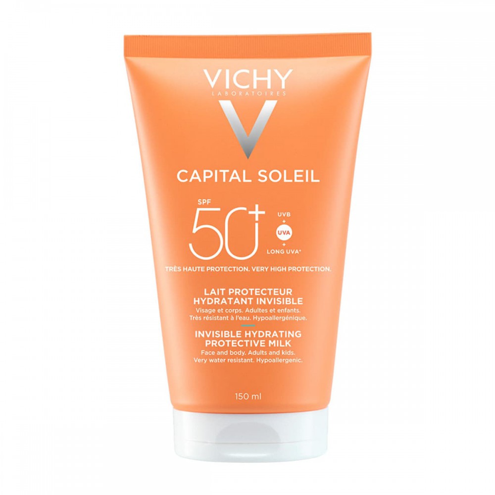 VICHY Capital Soleil Invisible Moisturizing Milk SPF50+ 150ml – Αντηλιακό Γαλάκτωμα Αντηλιακά