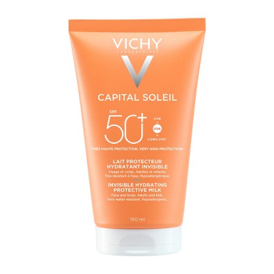 VICHY Capital Soleil Invisible Moisturizing Milk SPF50+ 150ml – Αντηλιακό Γαλάκτωμα