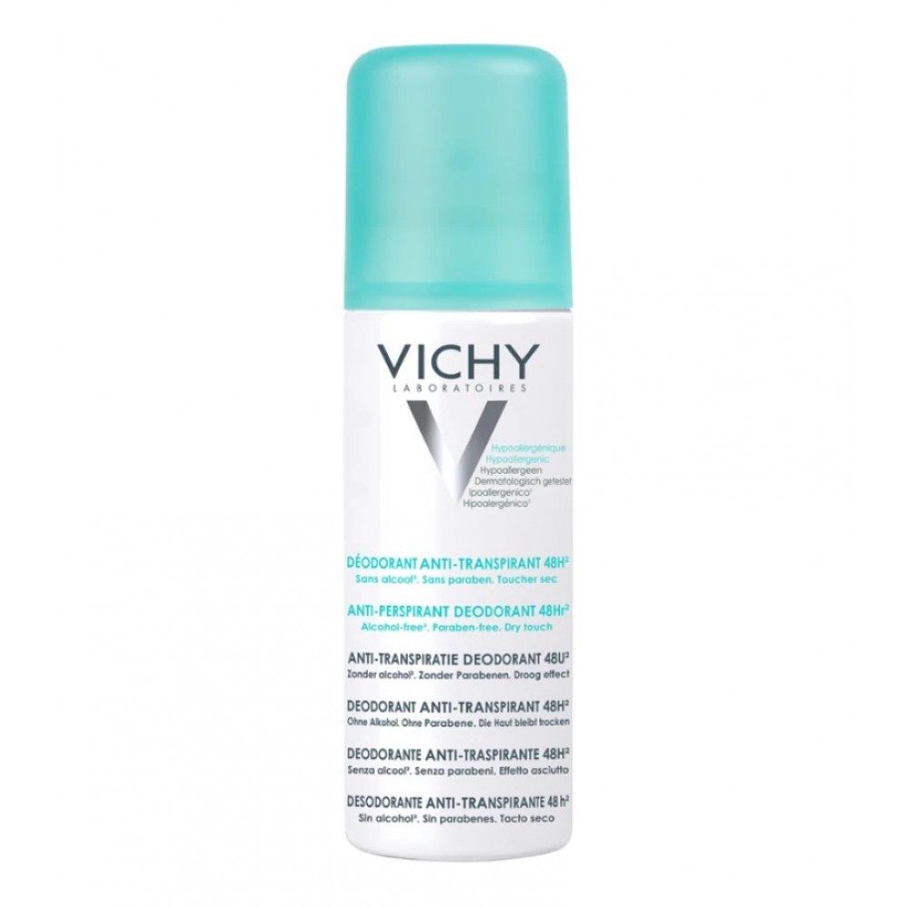 Vichy Anti-Perspirant Deodorant Spray 48h 125ml – Αποσμητική Φροντίδα για Έντονη Εφίδρωση Αποσμητικά