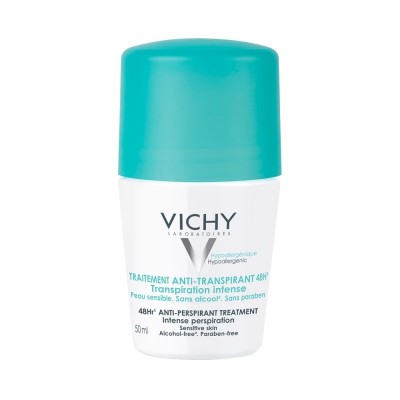 Vichy Intensive Anti-perspirant Roll-On 48h – Αποσμητική Φροντίδα για Έντονη Εφίδρωση 50ml