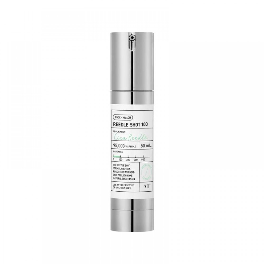  VT Cosmetics Reedle Shot 100 Essence 50ml – Ορός Αναζωογόνησης με Μικροβελόνες CICA για Λεία και Λαμπερή Επιδερμίδα K-Beauty