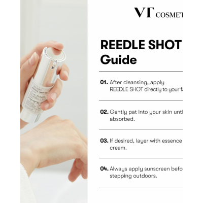 VT Cosmetics Reedle Shot 700 Essence 30ml – Ενισχυμένος Ορός Αναζωογόνησης με Μικροβελόνες CICA για Λεία και Λαμπερή Επιδερμίδα