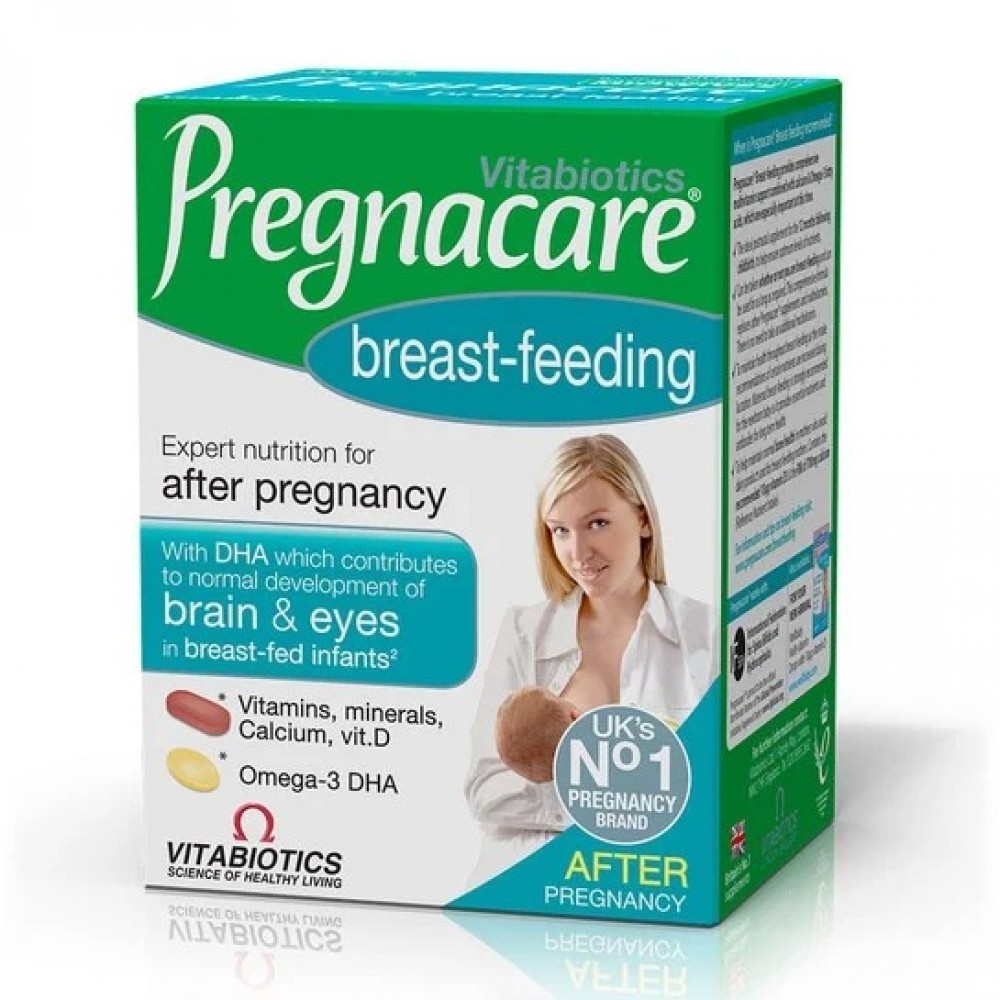 Vitabiotics Pregnacare Breast-Feeding – Συμπλήρωμα Διατροφής για Θηλάζουσες με DHA & Βιταμίνες Συμπληρώματα διατροφής