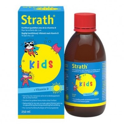 Strath Kids 250ml – Συμπλήρωμα Διατροφής με Φυτική Μαγιά & Βιταμίνη D για Παιδιά