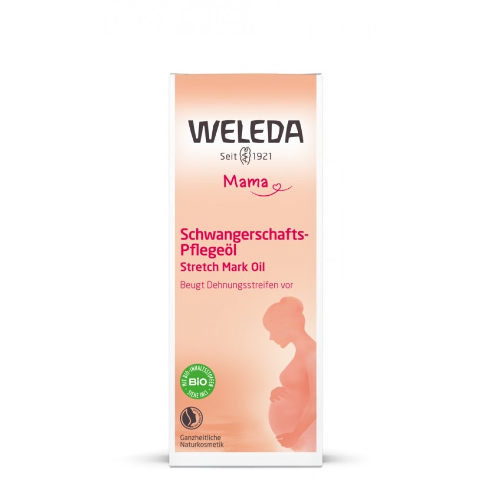 Weleda Λάδι για Ραγάδες Εγκυμοσύνης 100ml - Φυσικό Προϊόν για Ελαστικό Δέρμα Εγκυμοσύνη - Λοχεία