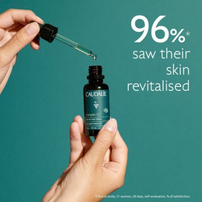 Caudalie Vinergetic C+ Overnight Detox Oil – Ξηρό Λάδι Νυκτός για Ανανέωση & Αποτοξίνωση της Επιδερμίδας, 30ml