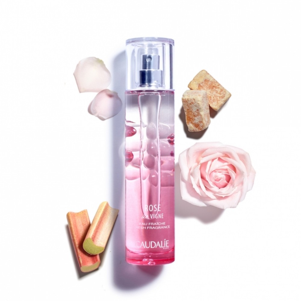 Caudalie Rose de Vigne Fresh Fragrance 50ml – Γυναικείο Άρωμα με Άγριο Τριαντάφυλλο & Μόσχο από τα Αμπέλια του Bordeaux Καλλυντικά