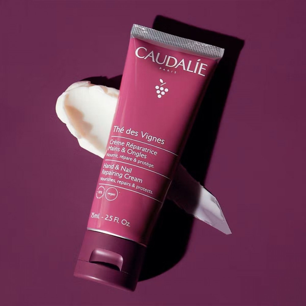 Caudalie Thé des Vignes Hand & Nail Cream 75ml – Κρέμα Περιποίησης Χεριών & Νυχιών με Πολυτελές Άρωμα & Φυσική Φόρμουλα Περιποίηση Άκρων 