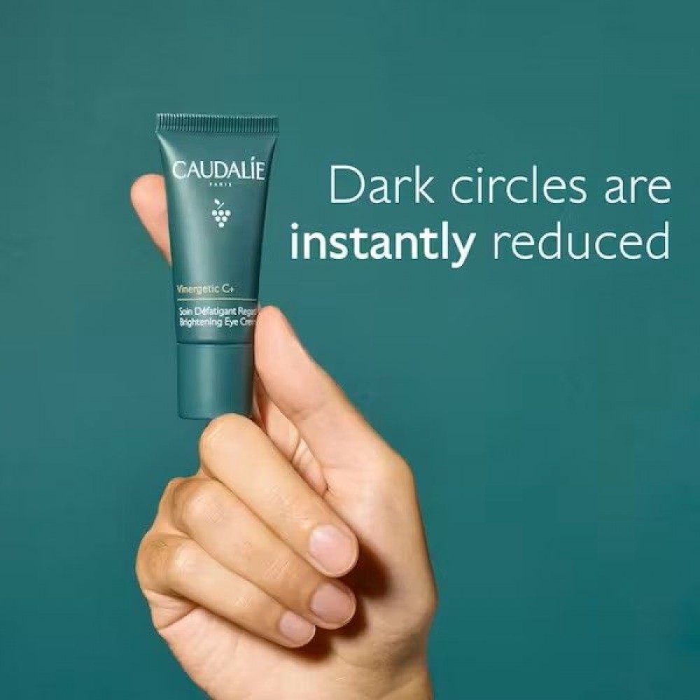Caudalie Vinergetic C+ Brightening Eye Cream – Ενυδατική Κρέμα Ματιών κατά των Μαύρων Κύκλων 15ml Καλλυντικά