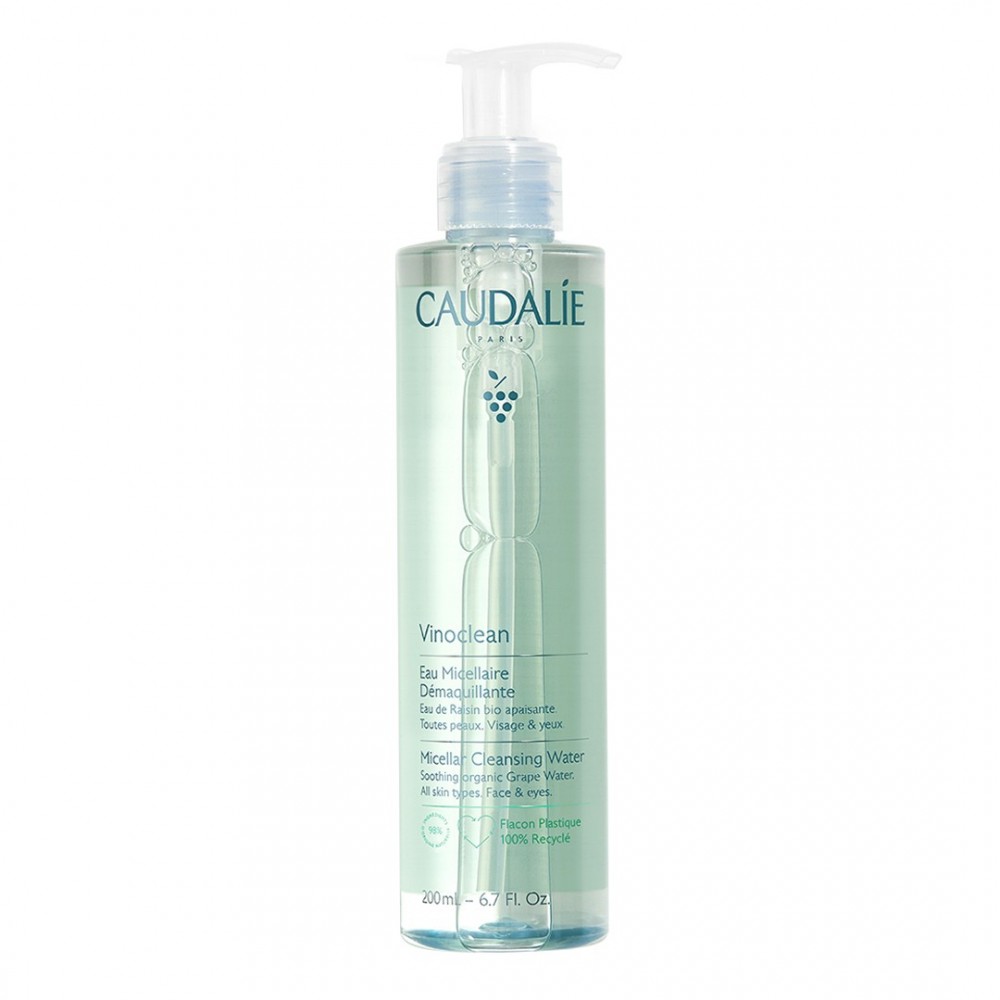 Caudalie Vinoclean Micellar Cleansing Water – Νερό Καθαρισμού για Πρόσωπο & Μάτια 200ml Καλλυντικά