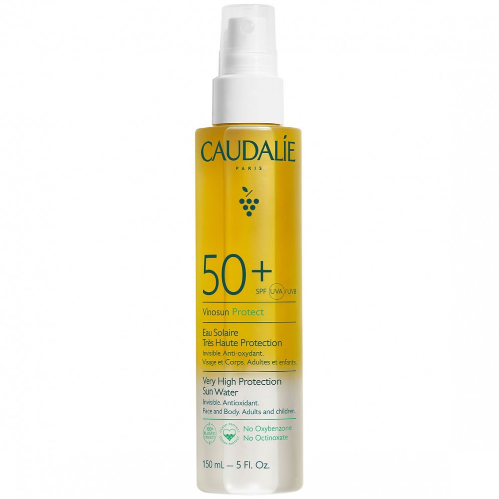 Caudalie Vinosun Protect SPF 50+ water| Υψηλή Αντηλιακή Προστασία & Ενυδάτωση Αντηλιακά