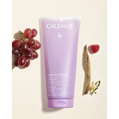 Caudalie Ange des Vignes Shower Gel 200ml – Αρωματικό Τζελ Καθαρισμού με Νότες Σταφυλιού & Πατσουλί