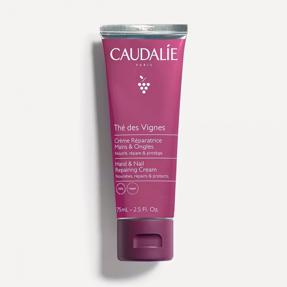 Caudalie Thé des Vignes Hand & Nail Cream 75ml – Κρέμα Περιποίησης Χεριών & Νυχιών με Πολυτελές Άρωμα & Φυσική Φόρμουλα Περιποίηση Άκρων 
