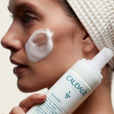Caudalie Vinoclean Promo Απαλός Αφρός Καθαρισμού Προσώπου 2x150ml – Διπλή Συσκευασία Οικονομίας