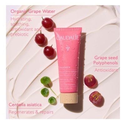 Caudalie VinoHydra Moisturizing Mask – Ενυδατική Μάσκα Προσώπου για Ξηρές & Αφυδατωμένες Επιδερμίδες, 75ml