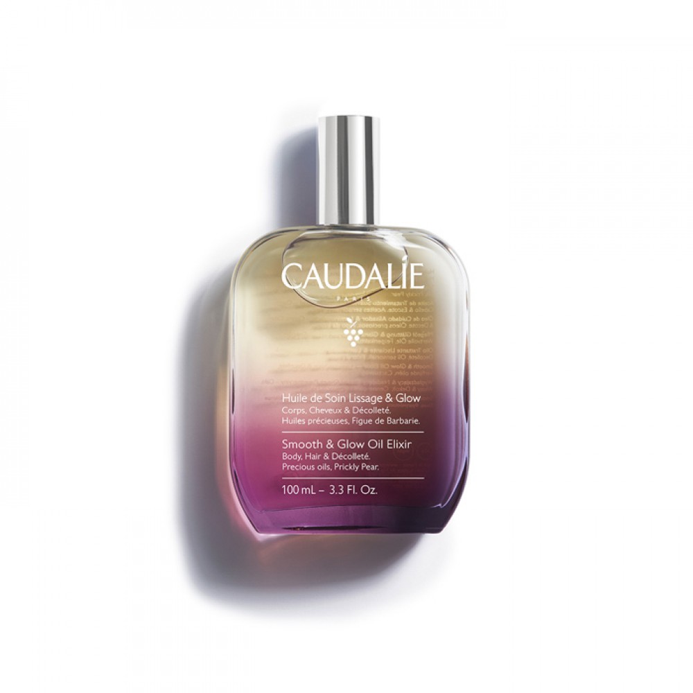 Caudalie Smooth & Glow Oil Elixir 100ml – Λάδι Λάμψης & Θρέψης για Σώμα, Μαλλιά & Ντεκολτέ με Άρωμα Σύκου Καλλυντικά