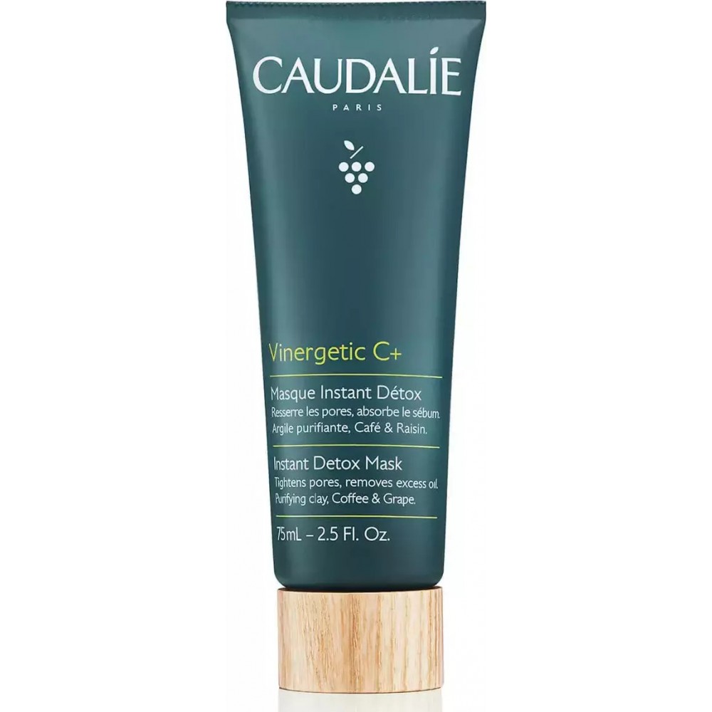 Caudalie Instant Detox Mask 75ml – Μάσκα Αποτοξίνωσης με Ροζ Άργιλο για Βαθύ Καθαρισμό & Λάμψη Καλλυντικά