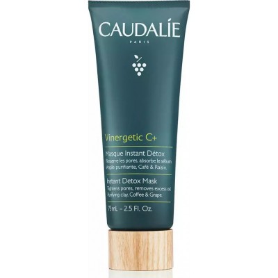 Caudalie Instant Detox Mask 75ml – Μάσκα Αποτοξίνωσης με Ροζ Άργιλο για Βαθύ Καθαρισμό & Λάμψη