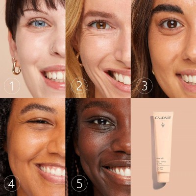 Caudalie Vinocrush Skin Tint Shade 1 Fair – Ενυδατική Κρέμα με Χρώμα για Φυσική Λάμψη, 30ml