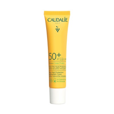 Caudalie Very High Protection Lightweight Cream SPF50+ - Αντηλιακή Κρέμα για Ευαίσθητο Δέρμα