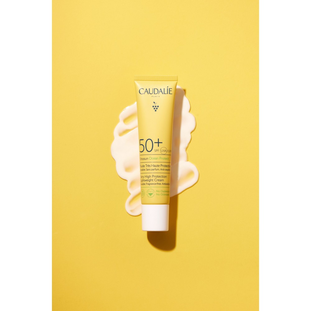 Caudalie Very High Protection Lightweight Cream SPF50+ - Αντηλιακή Κρέμα για Ευαίσθητο Δέρμα Αντηλιακά