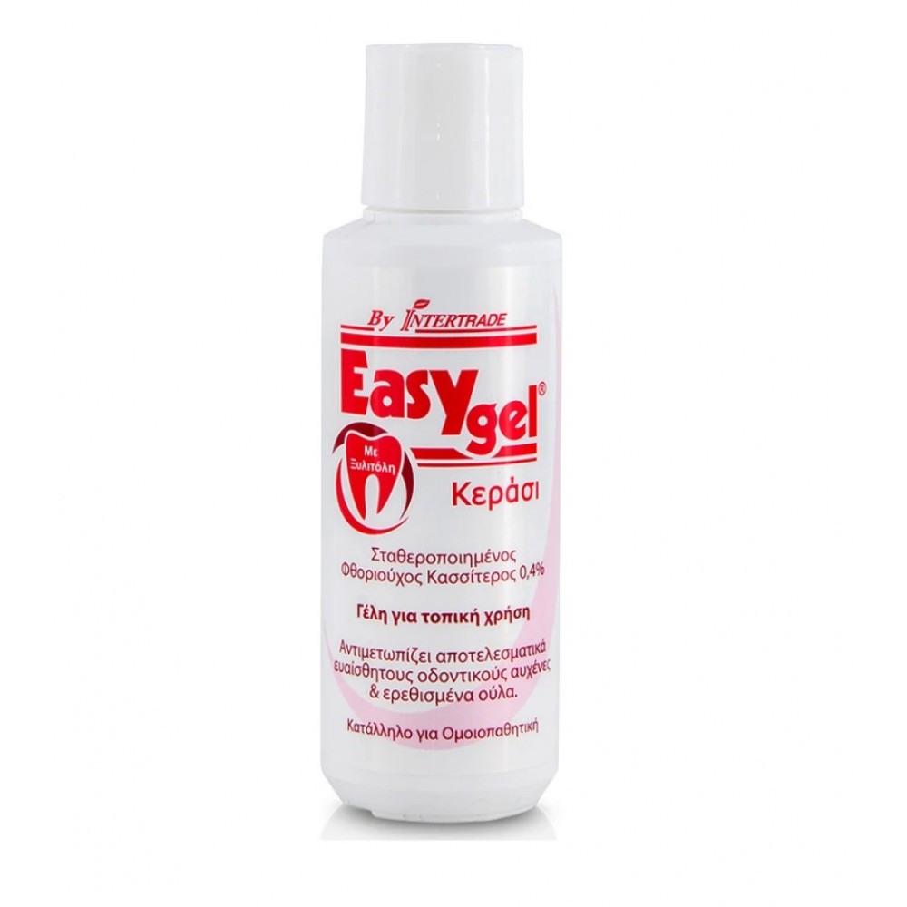 EASY GEL Cherry Στοματική Γέλη με γεύση Κεράσι 120gr Στοματική φροντίδα