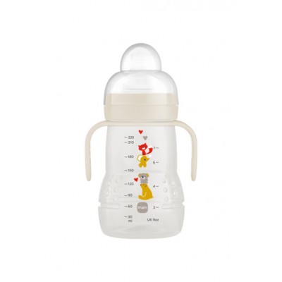 MAM Trainer+ 220ml – Εκπαιδευτικό Ποτηράκι Από 4 Μηνών για Ομαλή Μετάβαση από το Μπιμπερό